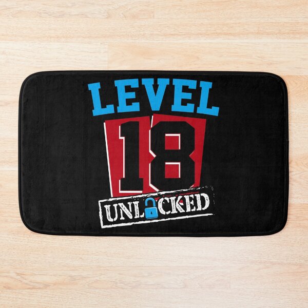 Item preview, Level 18 Unlocked Legally Gaming Gamer Birthday Born in 2001 designed and sold by Merchking1.