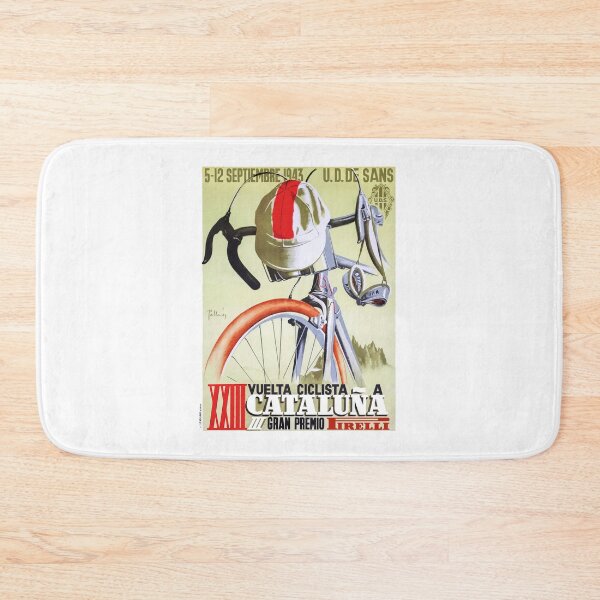 Item preview, Cartel de la carrera ciclista de la Vuelta a Cataluña de 1943 designed and sold by retrographics.