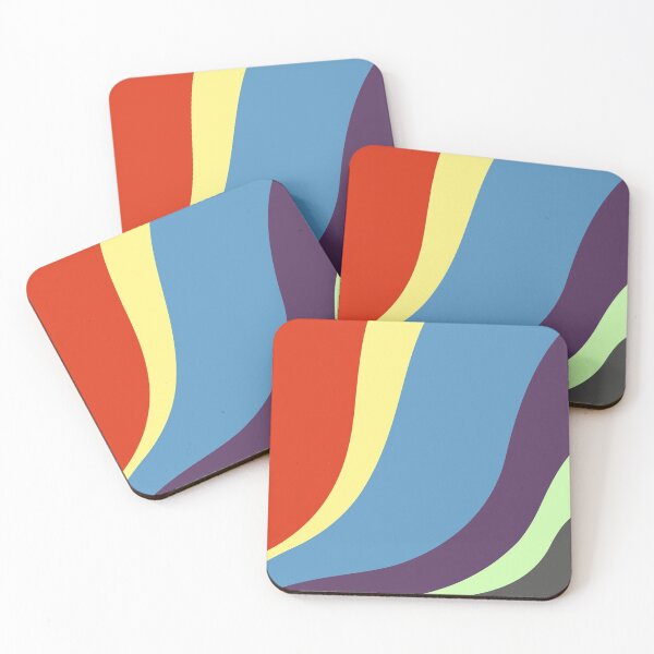 Item preview, Retro Rainbow Marble Swirls 15 designed and sold by MaryJaneRC.
