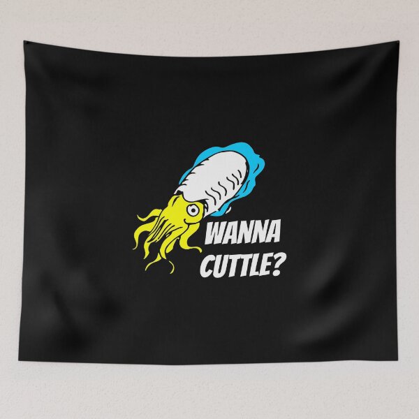 Item preview, Wanna Cuttle Cute Cuttlefish Cuddle Pun  designed and sold by Merchking1.