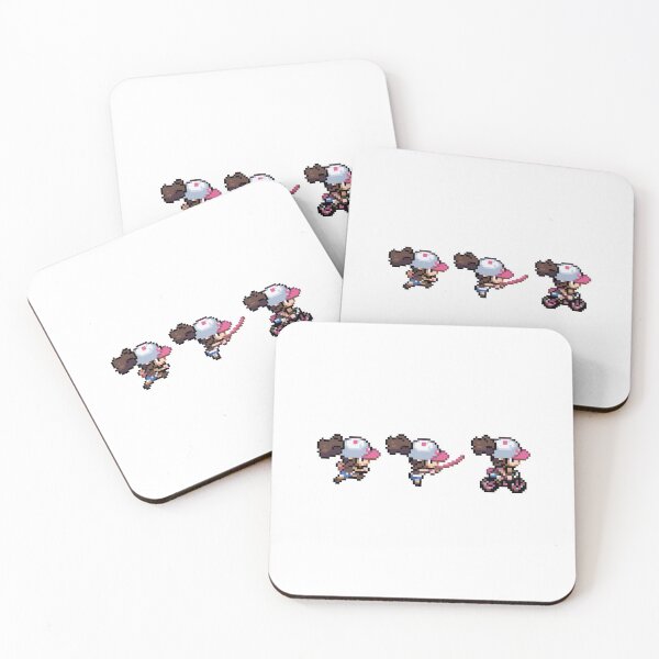 Item preview, Black and White Protagonist Hilda 3 Sprites Sticker designed and sold by rachxt.