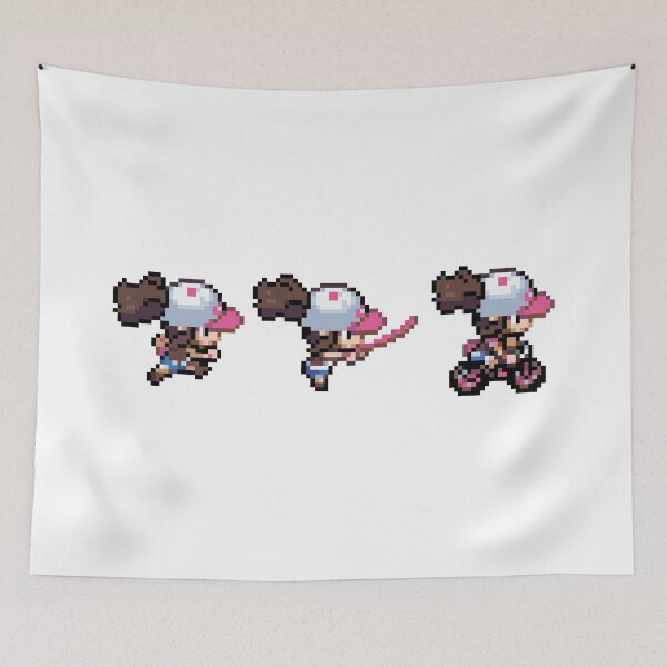 Item preview, Black and White Protagonist Hilda 3 Sprites Sticker designed and sold by rachxt.