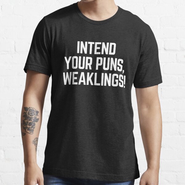 Witty Wordplay T-Shirt | Pun INTENDED! Men's Tee / White / XL