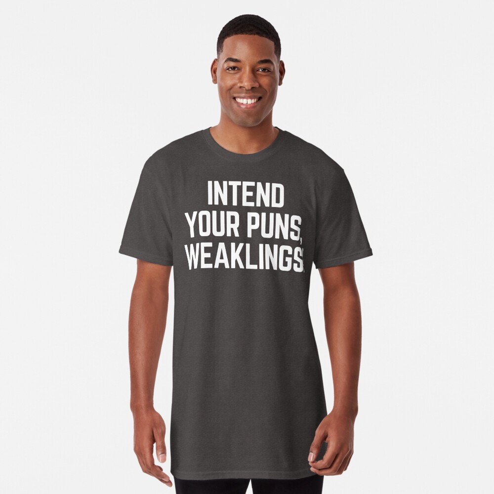Witty Wordplay T-Shirt | Pun INTENDED! Men's Tee / White / XL