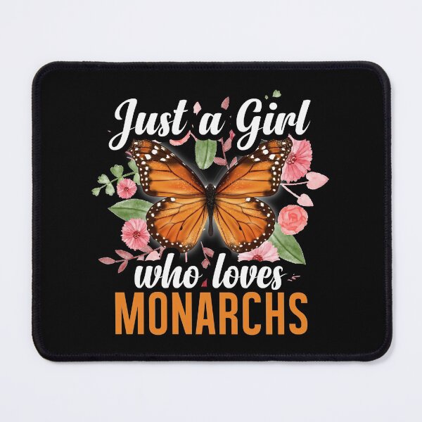 Item preview, Just A Girl Who Loves Monarch Butterfly Butterflies, Floral Monarchs Orange Butterfly designed and sold by Merchking1.