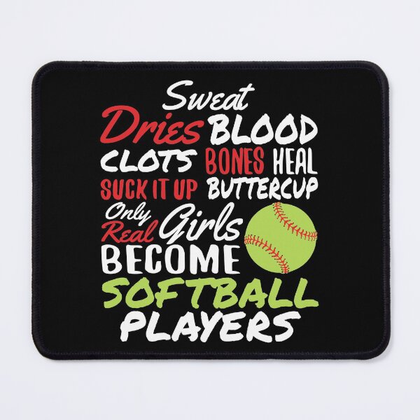 Item preview, Real Girls Become Softball Players designed and sold by Merchking1.