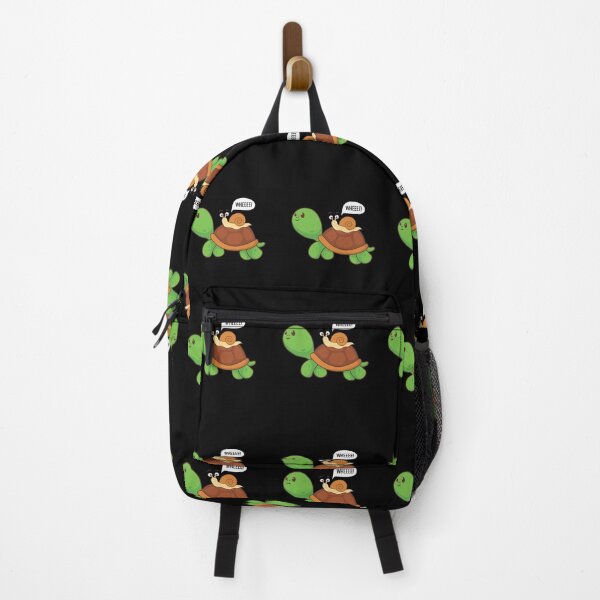 Item preview, Cute Snail Riding on Turtle Yelling Whee Funny designed and sold by Merchking1.