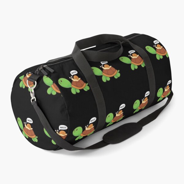 Item preview, Cute Snail Riding on Turtle Yelling Whee Funny designed and sold by Merchking1.