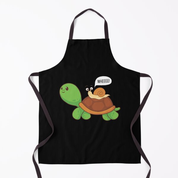 Item preview, Cute Snail Riding on Turtle Yelling Whee Funny designed and sold by Merchking1.