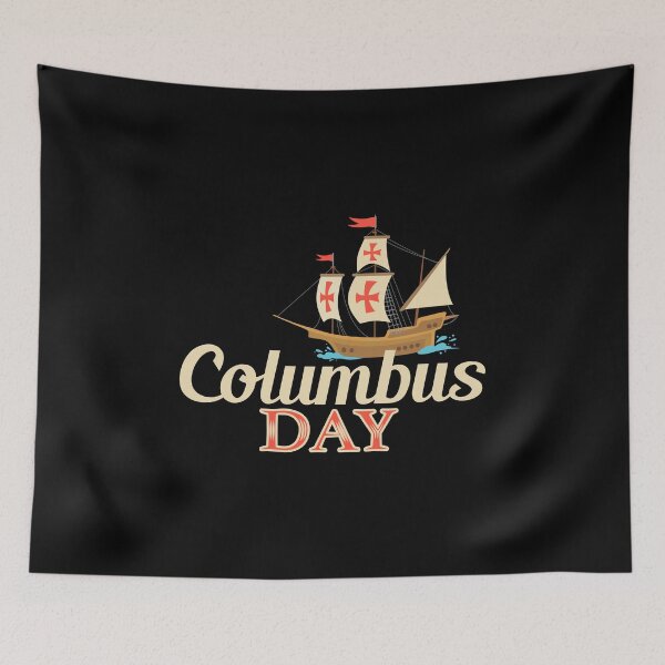 Item preview, Christopher Columbus Day History voyage native Americans ship designed and sold by Merchking1.