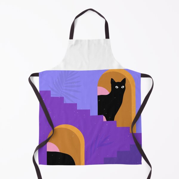Item preview, Minimal Art- Cat in the Violet Maze designed and sold by Hoanggommie.