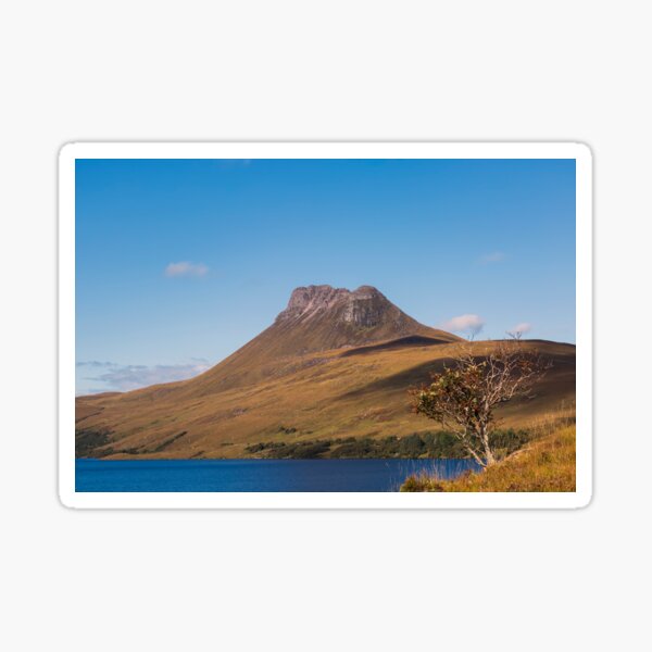 Stac Pollaidh and Rowan Tree Sticker