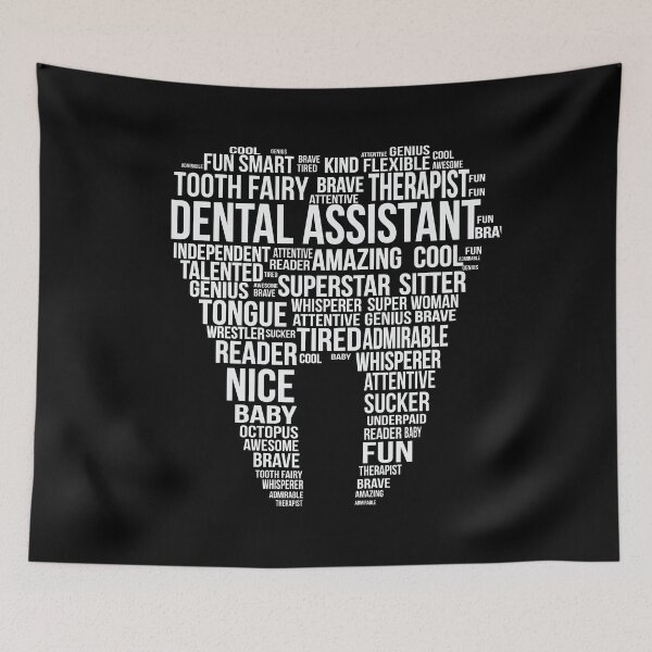 Item preview, DA Word Cloud Dental Assistant designed and sold by Merchking1.