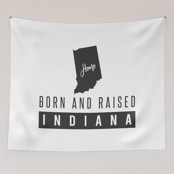 Item preview, Born And Raised Indiana designed and sold by ProArtzilla.