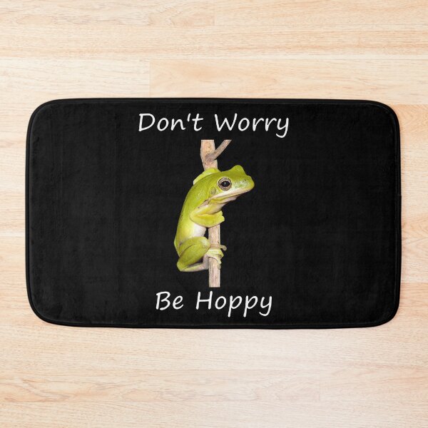 Item preview, Don't Worry Be Hoppy Green Tree Frog designed and sold by Paul-Prints.