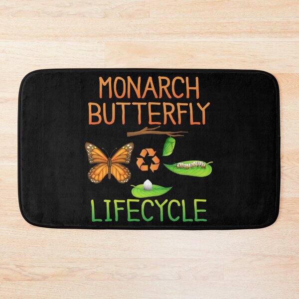 Item preview, Pretty Monarch Butterfly Lifecycle , Cocoon Caterpillar  Into Pretty Orange Monarch Butterflies Life Cycle Metamorphosis  designed and sold by Merchking1.