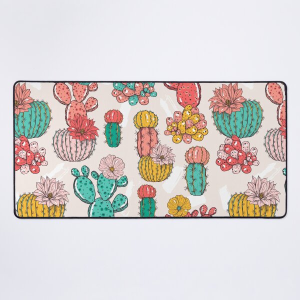 Item preview, Colorful Cactus Pattern designed and sold by Vector Scout Lab.