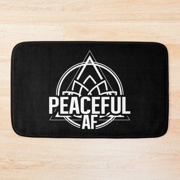 Item preview, Peaceful AF Geometry Yoga Spirituality Meditation 80s Look Geometric  designed and sold by Merchking1.
