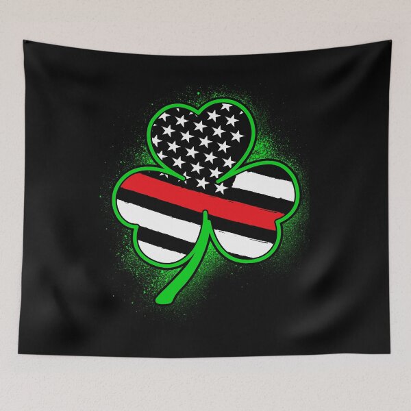 Item preview, Firefighter American St. Patrick's Day Clover designed and sold by Merchking1.