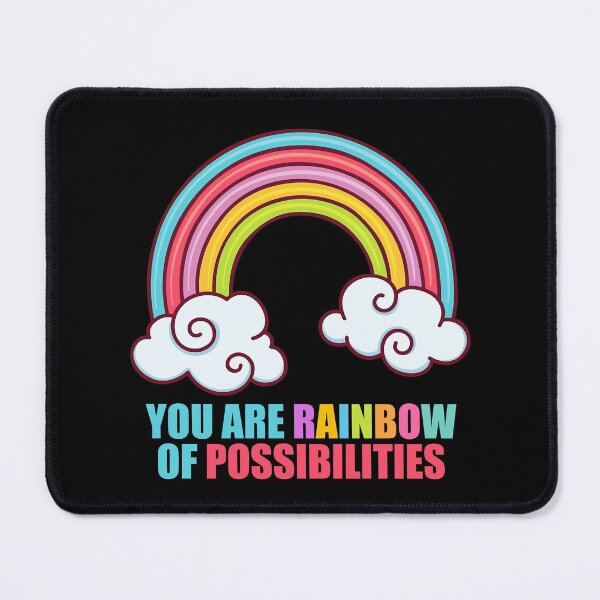 Item preview, You Are A Rainbow Of Possibilities Black2 designed and sold by Prabakim.