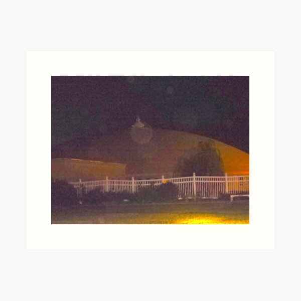 Item preview, Orbs Watchful Over Maharishi Golden Domes in Fairfield designed and sold by Marielle Valenzuela.