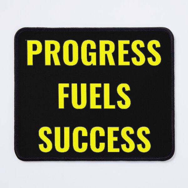 Item preview, Progress Fuels Success Yellow/Black designed and sold by PLANTONE.