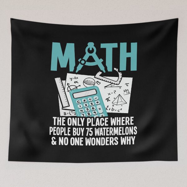 Item preview, Mathematics Numbers Math Teacher, Funny Math Teacher, No One Wonders Why designed and sold by Merchking1.