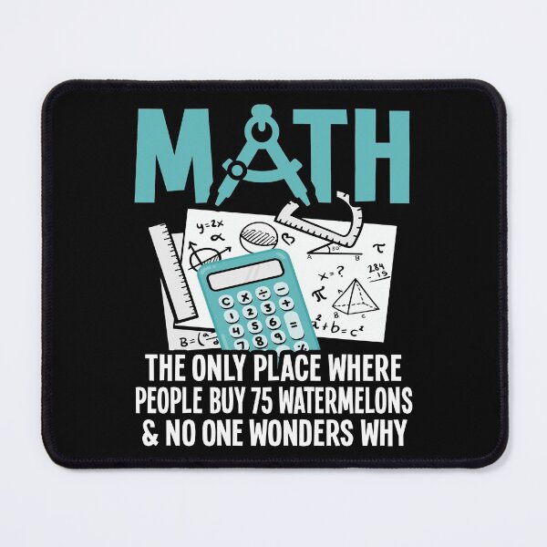 Item preview, Mathematics Numbers Math Teacher, Funny Math Teacher, No One Wonders Why designed and sold by Merchking1.