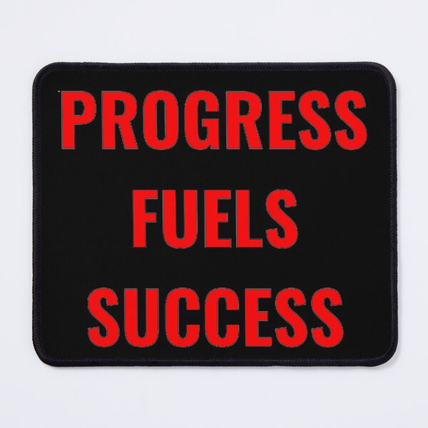 Item preview, Progress Fuels Success Red/Black designed and sold by PLANTONE.
