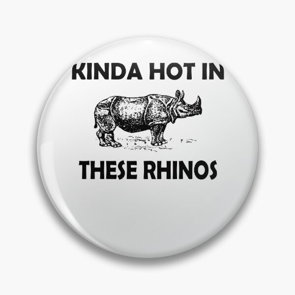 Item preview, Black And White Kinda Hot In These Rhinos designed and sold by EdwinJeremy2.
