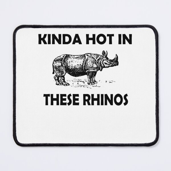 Item preview, Black And White Kinda Hot In These Rhinos designed and sold by EdwinJeremy2.