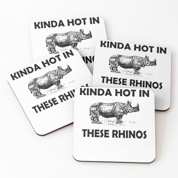 Item preview, Black And White Kinda Hot In These Rhinos designed and sold by EdwinJeremy2.