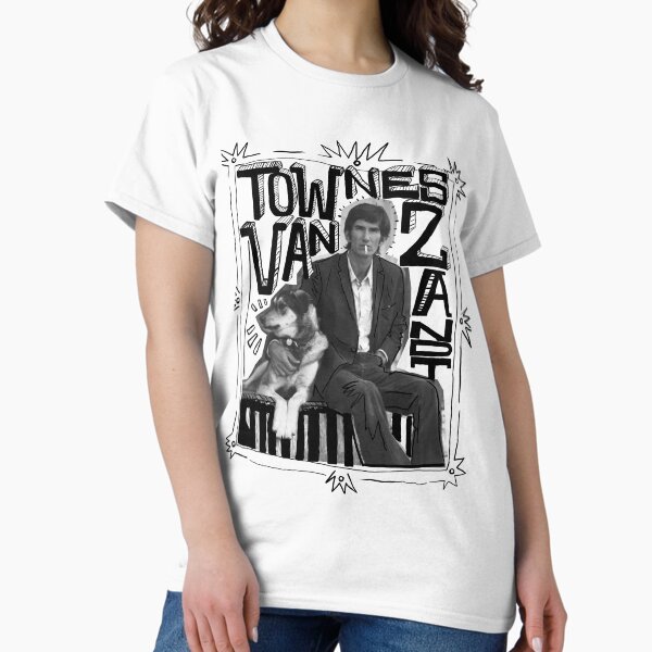Vista previa del artículo con la obra «Camiseta Townes Van Zandt», diseñado y vendido por lorcagrimes.