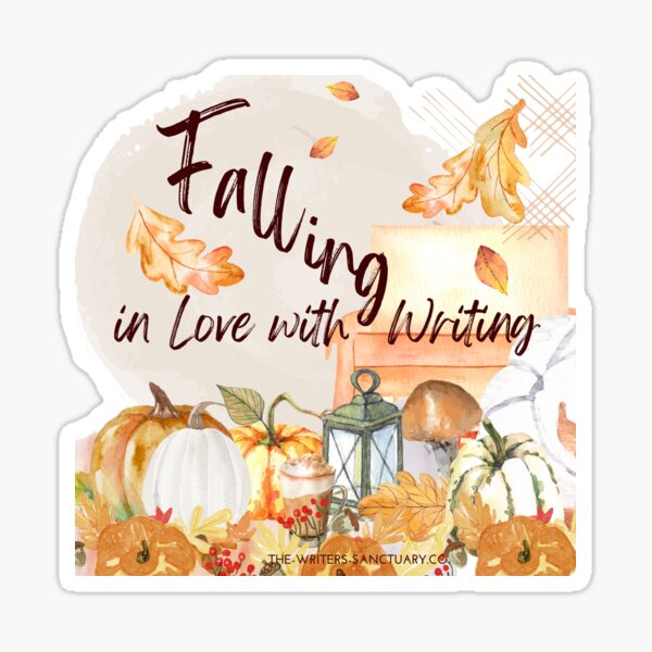 Falling in Love With Writing Sticker