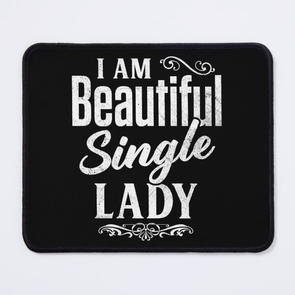 Item preview, International Womens Day I am Beautiful Single Lady Superwoman designed and sold by Merchking1.