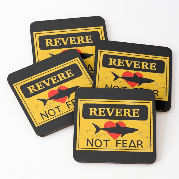 Item preview, Signo de amante de los tiburones - Revere no Fear designed and sold by luisp96.