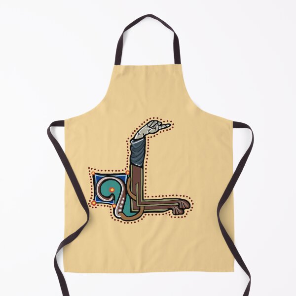 Item preview, Letter L Manicule W 14C Maastricht Psalter parody designed and sold by Donnahuntriss.