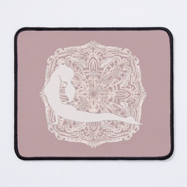 Item preview, Mandala with Cobra Yoga Pose (Rose Gold) designed and sold by squishyrainbow.