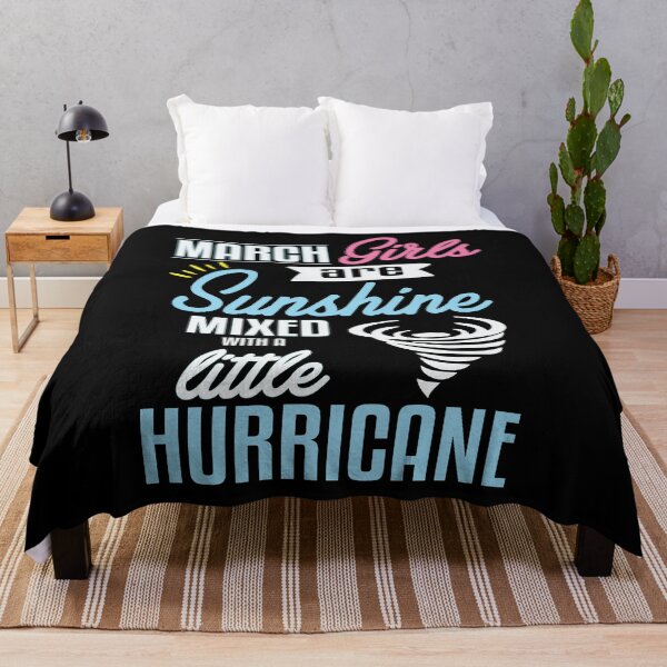 Item preview, March Girls Are Sunshine Mixed With A Little Hurricane designed and sold by Merchking1.