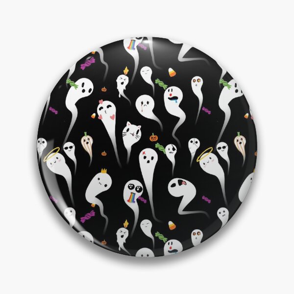 Item preview, cutest Halloween ghost pattern designed and sold by Wizabi.