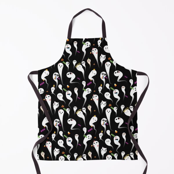 Item preview, cutest Halloween ghost pattern designed and sold by Wizabi.