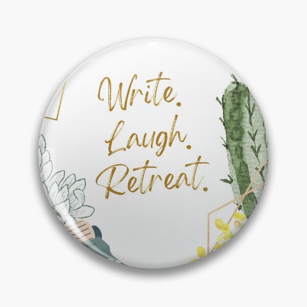Item preview, Write. Laugh. Retreat. designed and sold by The Writer's  Sanctuary.