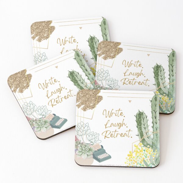 Item preview, Write. Laugh. Retreat. designed and sold by The Writer's  Sanctuary.