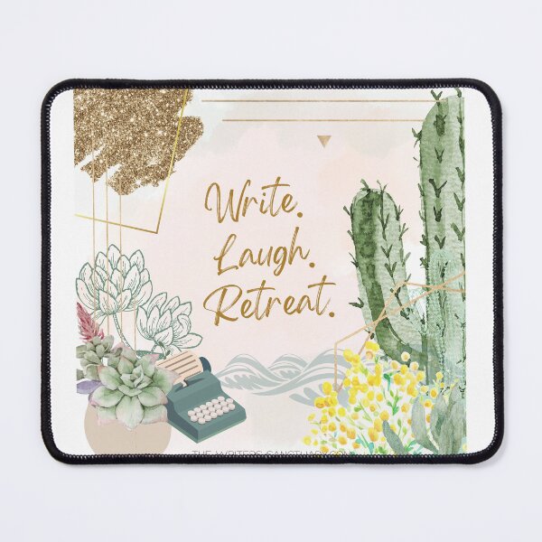 Item preview, Write. Laugh. Retreat. designed and sold by The Writer's Sanctuary.