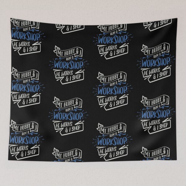Item preview, My Hubby & I Run a Workshop designed and sold by FOX1999-Design.