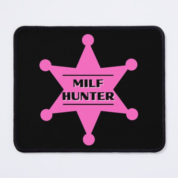 Item preview, MILF Hunter Pink Badge designed and sold by CaitU.
