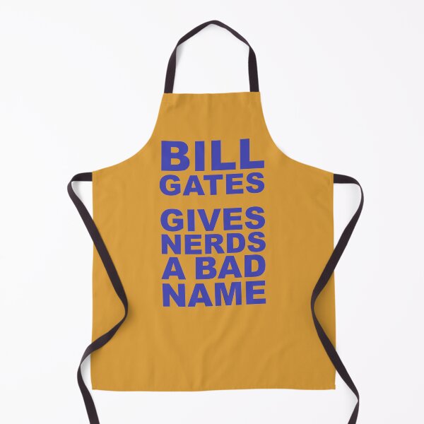 Item preview, Bill Gate Gives Nerds A Bad Name in Blue on Orange designed and sold by James-Cole.