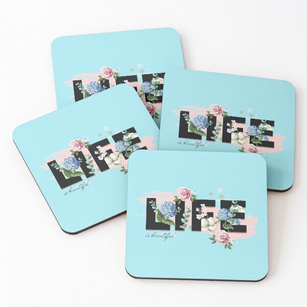 Item preview, Life Is Beautiful Floral designed and sold by RoyalPeople.