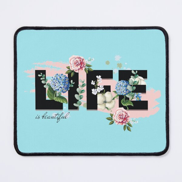 Item preview, Life Is Beautiful Floral designed and sold by RoyalPeople.