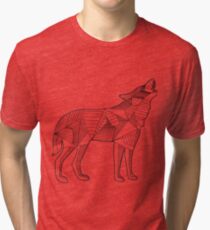 Wolf Tri-blend T-Shirt
